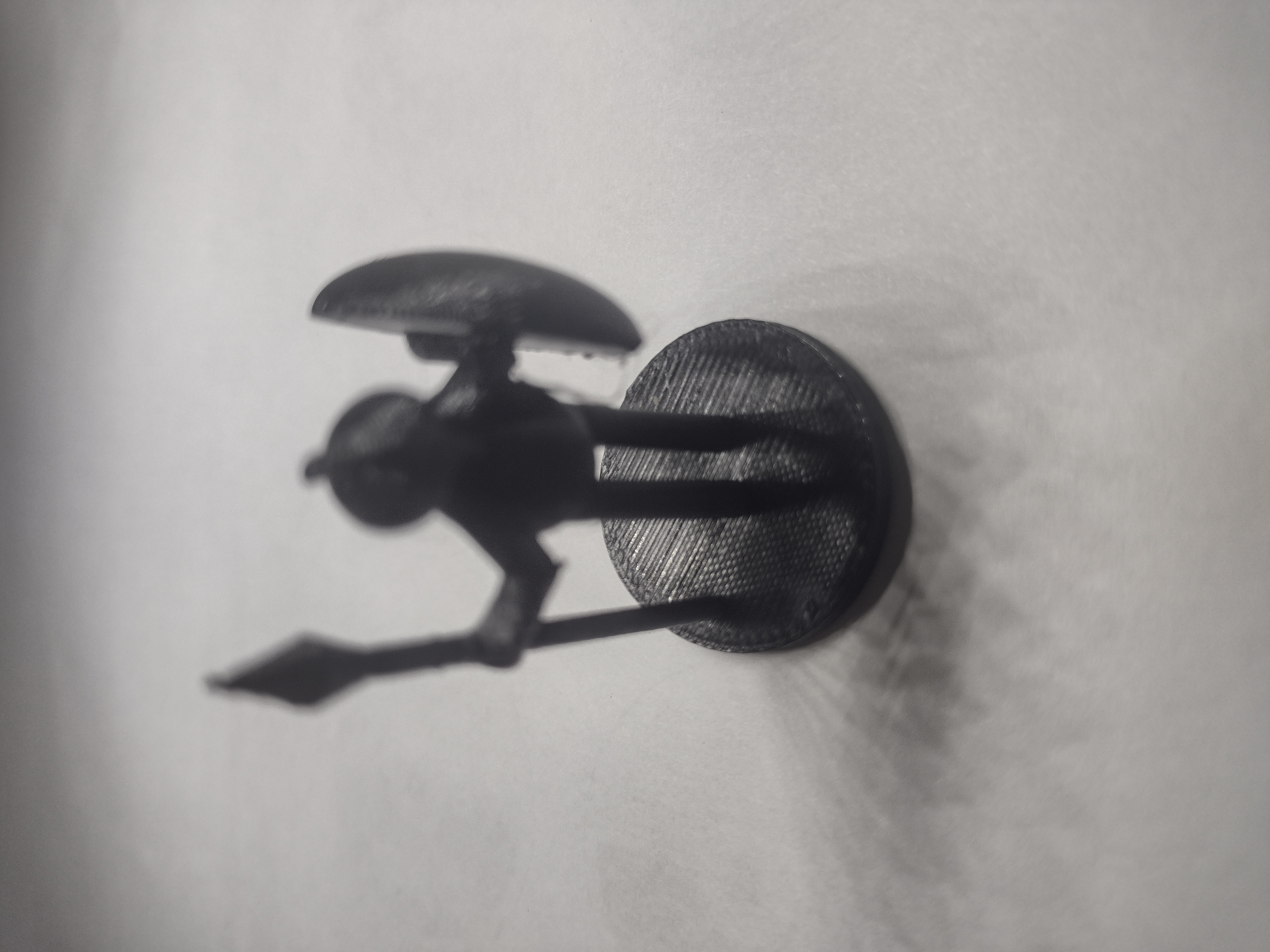 Spear and shield blob man