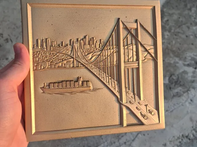 Bosphorus(15 July Martyrs) Bridge İstanbul relief