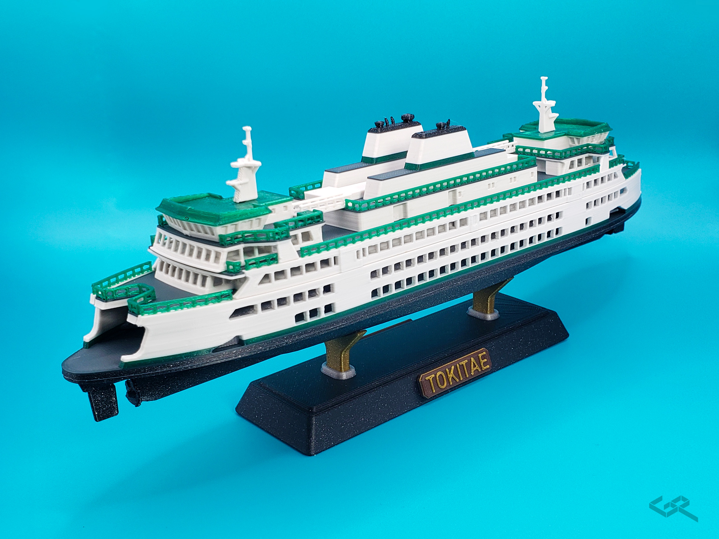 1:400 Scale Washington State Ferry [No MMU needed]