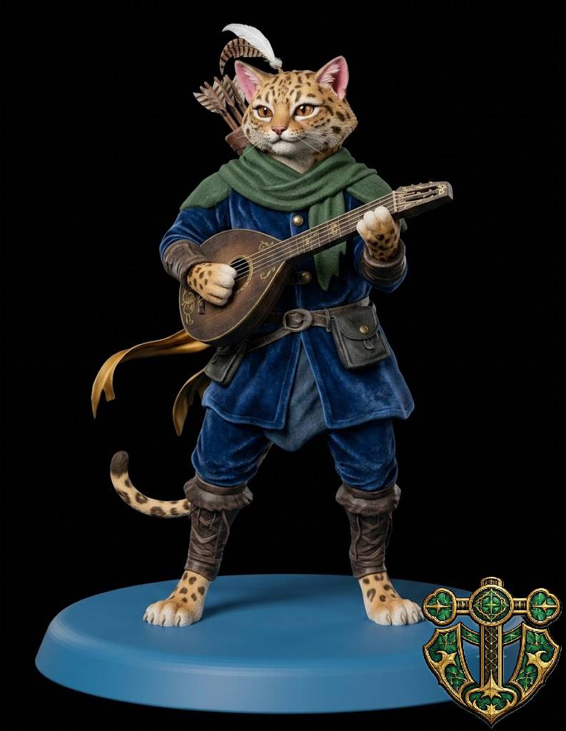 Tabaxi Bard — miniatura 2