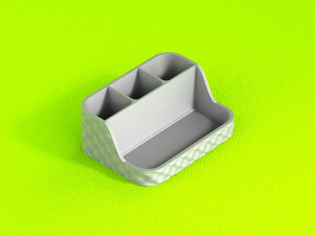 Desk Organizer 001 STL for 3D Printing