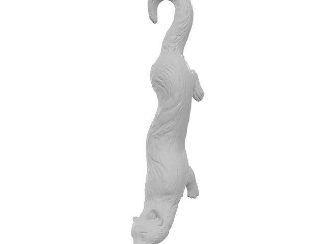 Upside-Down Marten – Christmas Tree Ornament with Tail Hook