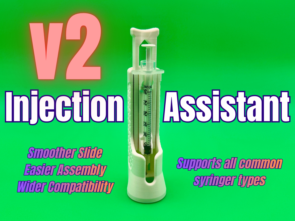 V2 Magnetic Injection Assistant for Insulin / GLP-1 / TRT