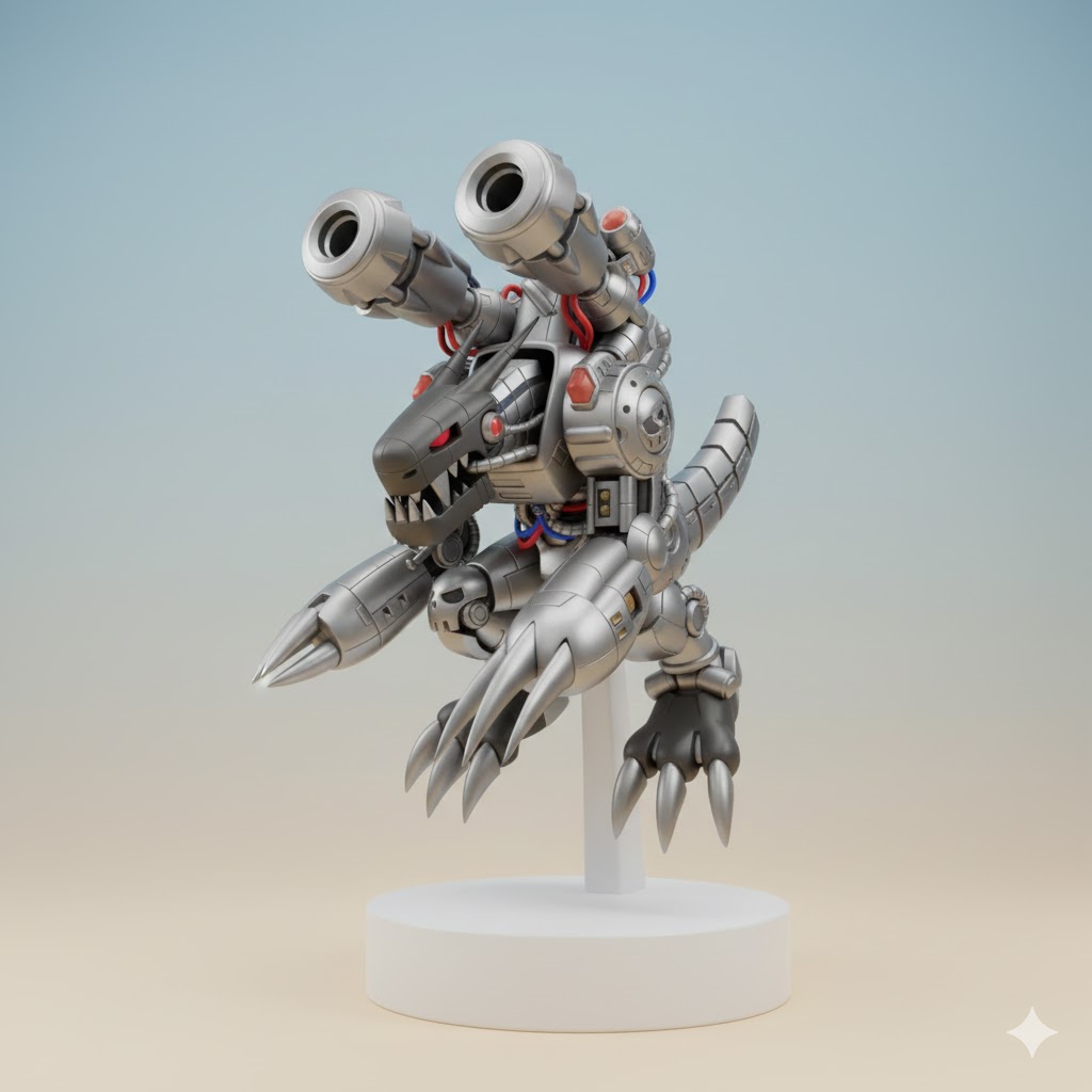 Mugendramon Digimon Creature Model