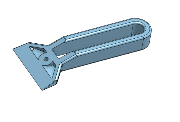 Miniatura 3 do modelo 3D print bed scraper