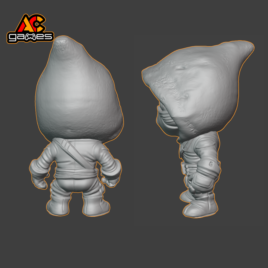 Miniatura 2 do modelo 3D Subzero Chibi