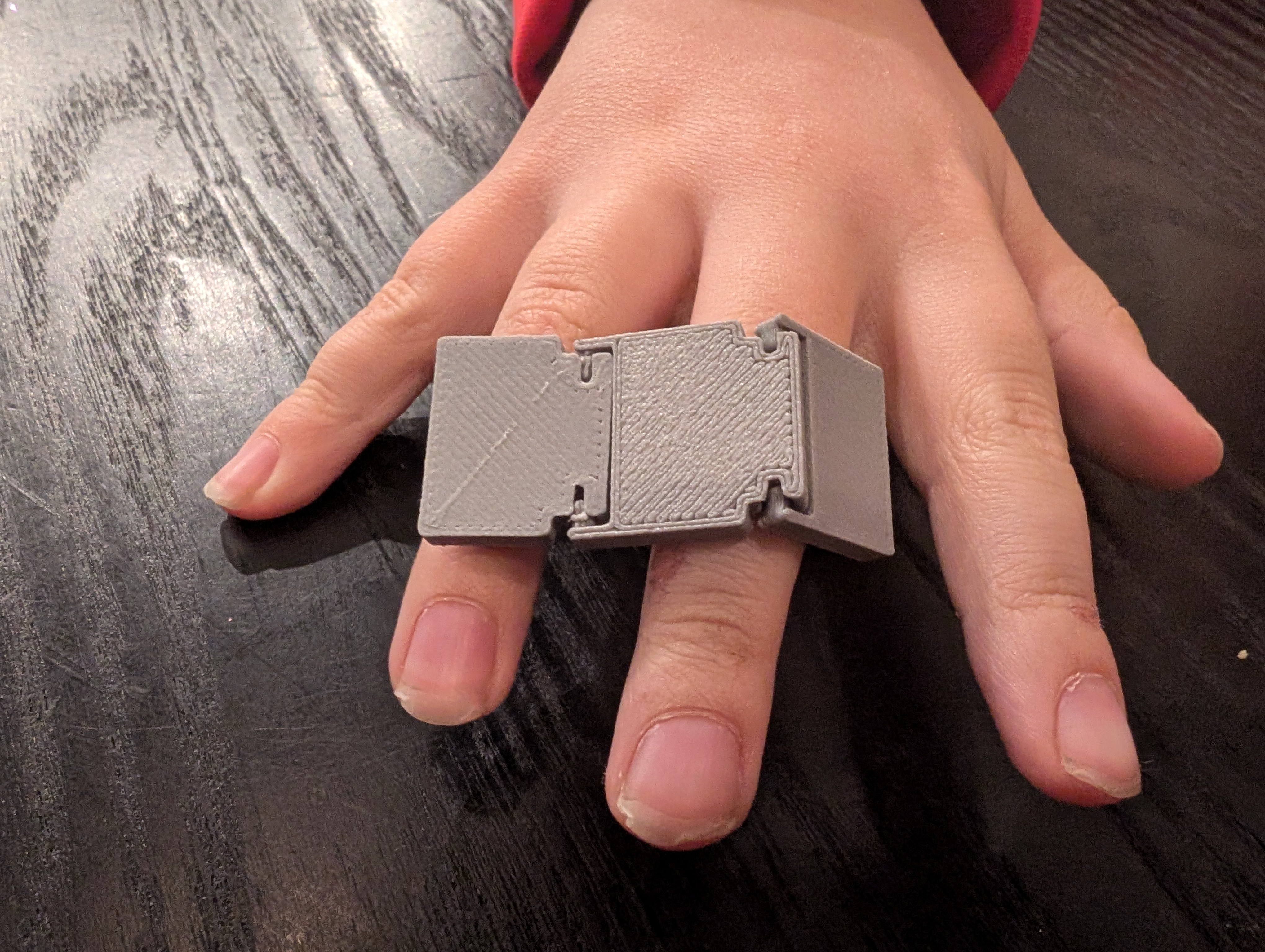 Snap-Fit Flexible Fidget Toy