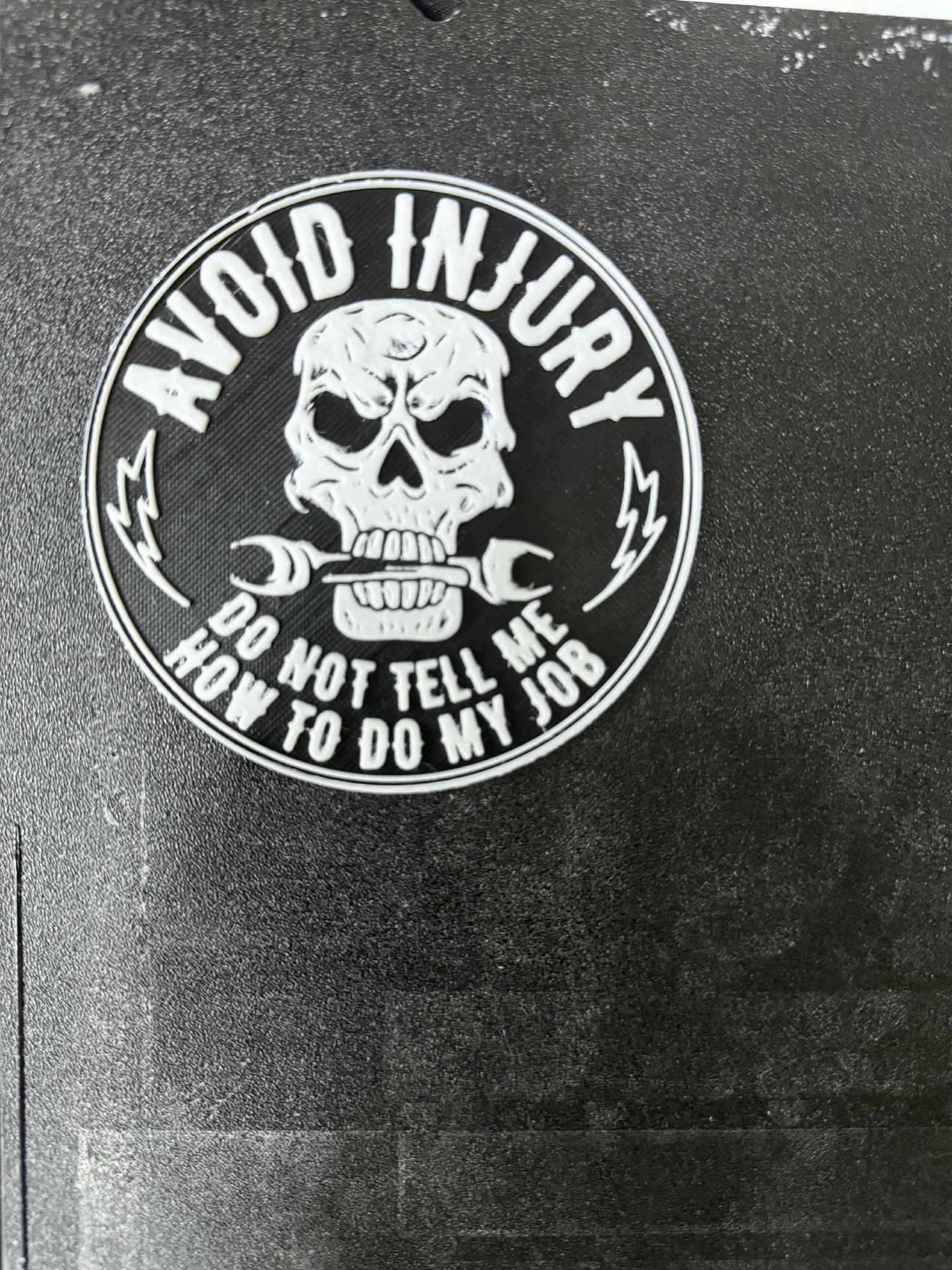 To avoid injury