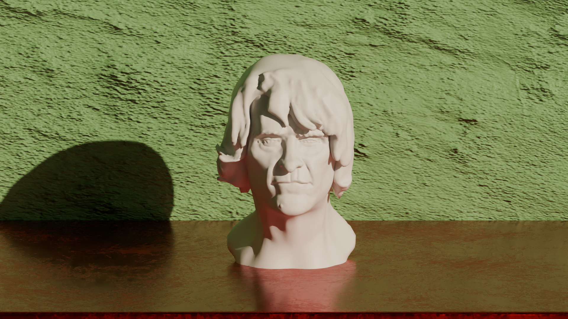 Joaquin Phoenix Joker Bust  - Joker Figures 3D model by CalebTimoteo