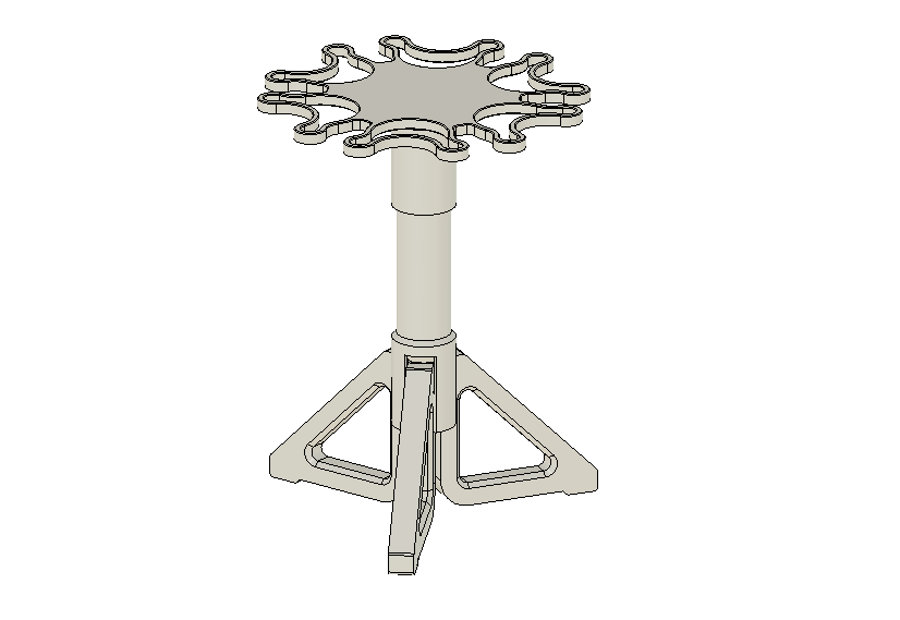 Pipette stand - round