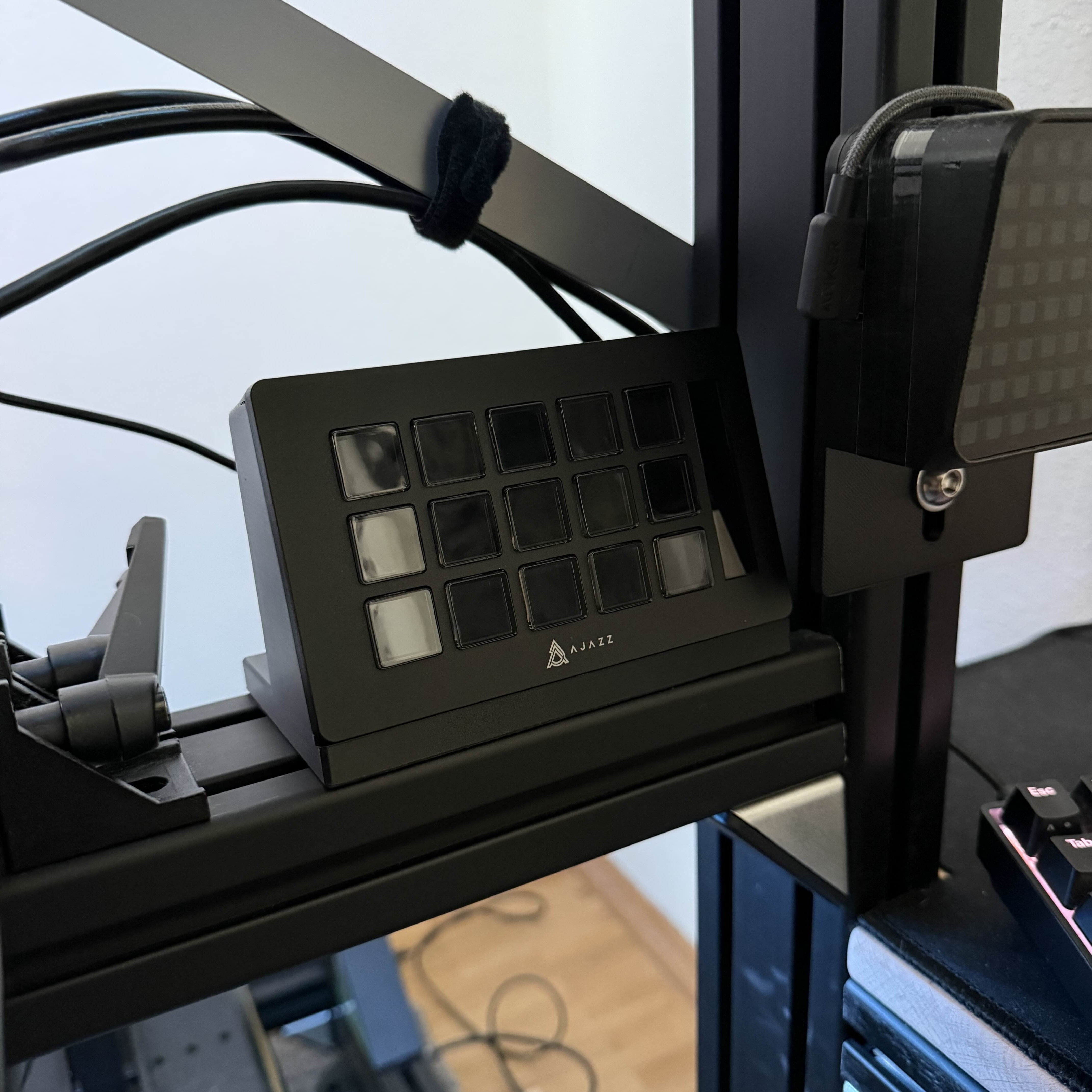 AJAZZ AKP153 Streamdeck - Sim Rig Mount for 40x80 mm aluminium profile