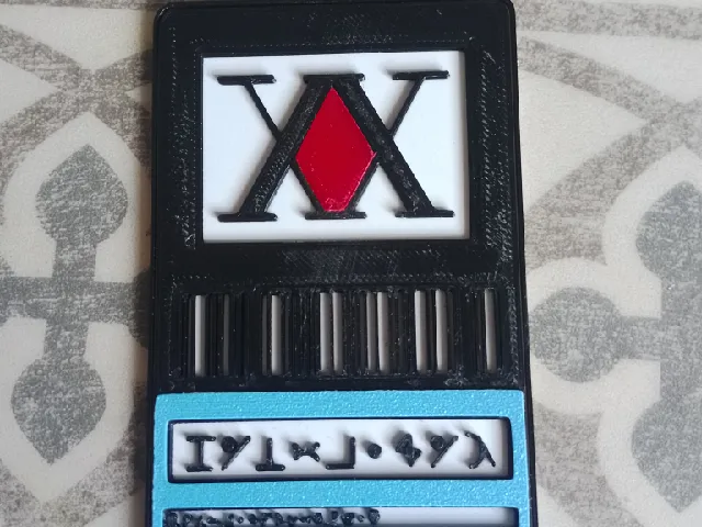 HxH tessera licenza Hunter ( no AMS)