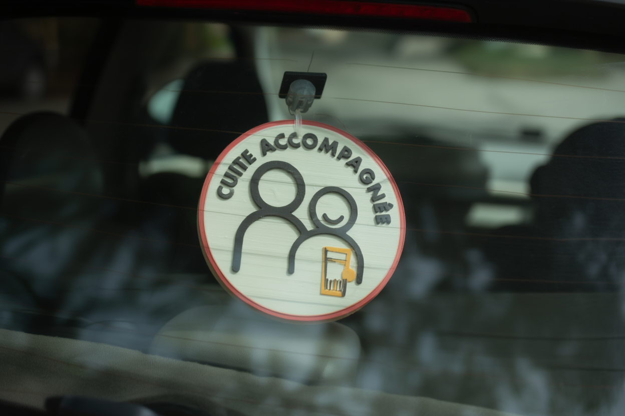 Panneau “CUITE ACCOMPAGNÉE”