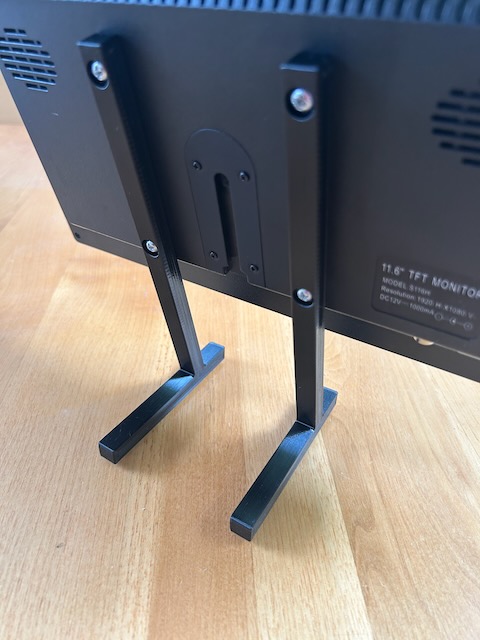 Taller stand for 11" screen - VESA 75mm