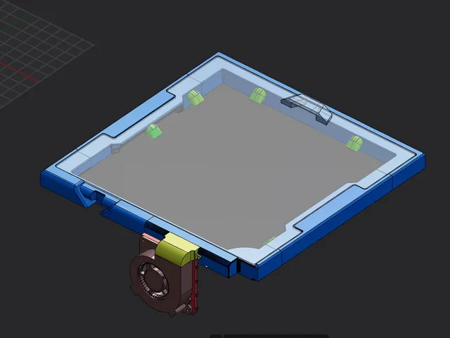 Qidi Plus 4 Top Raiser Ventilation system