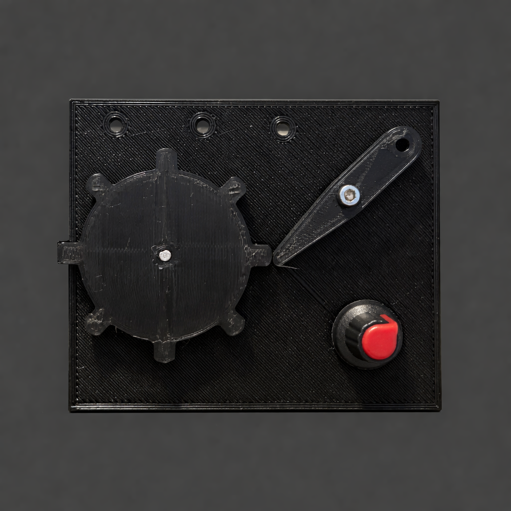 Satisfying gear desktop mechanism