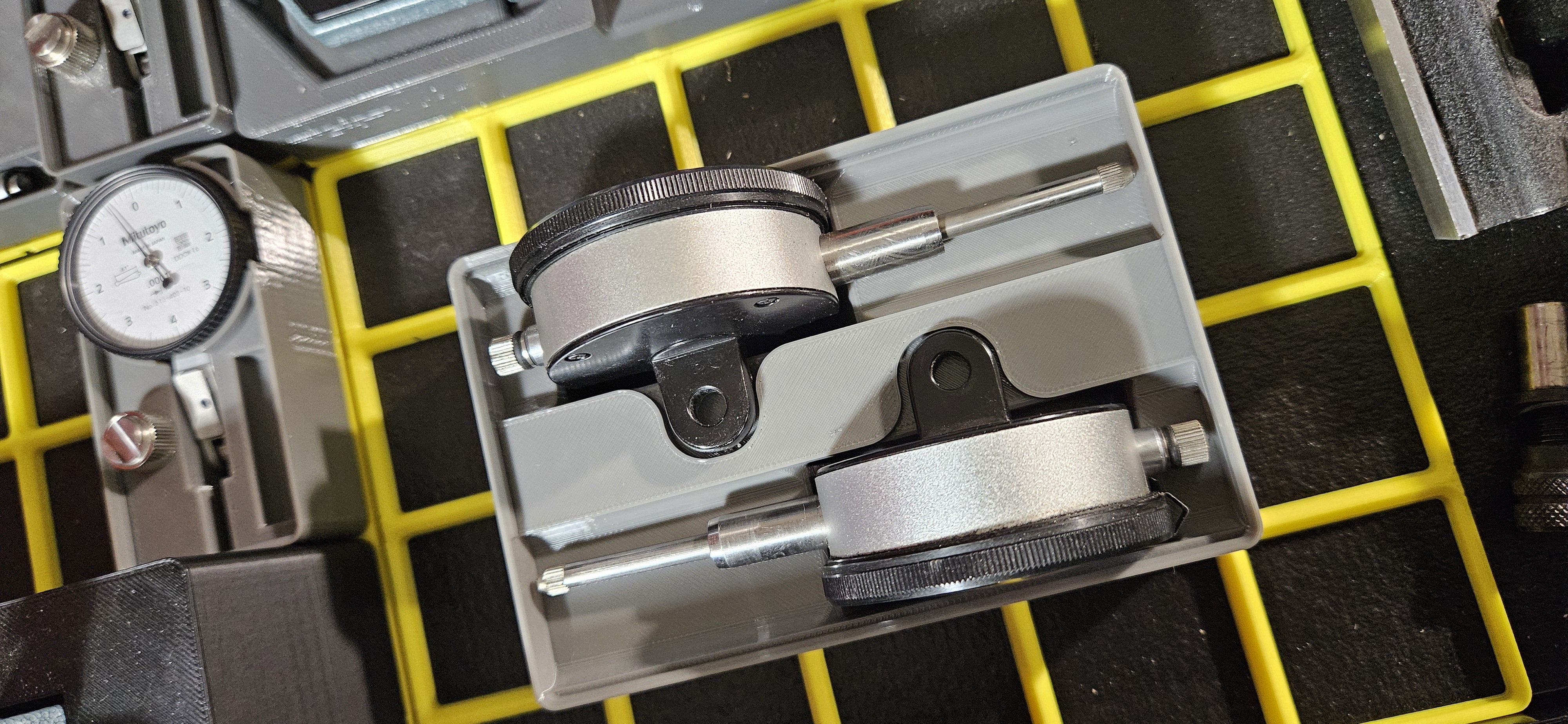 Gridfinity 1 Inch dial indicator holder