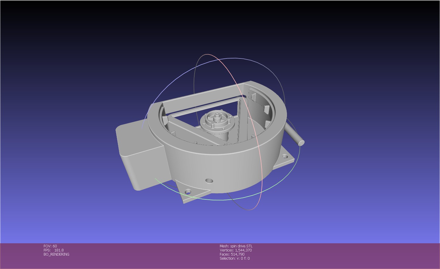 Project Hail Mary Spindrive Prototype Basic Desk Model