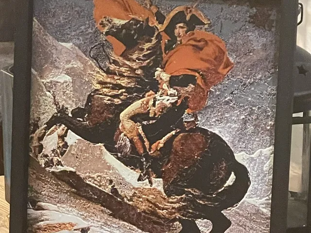 Napoleon Crossing the Alps - Filament Painting