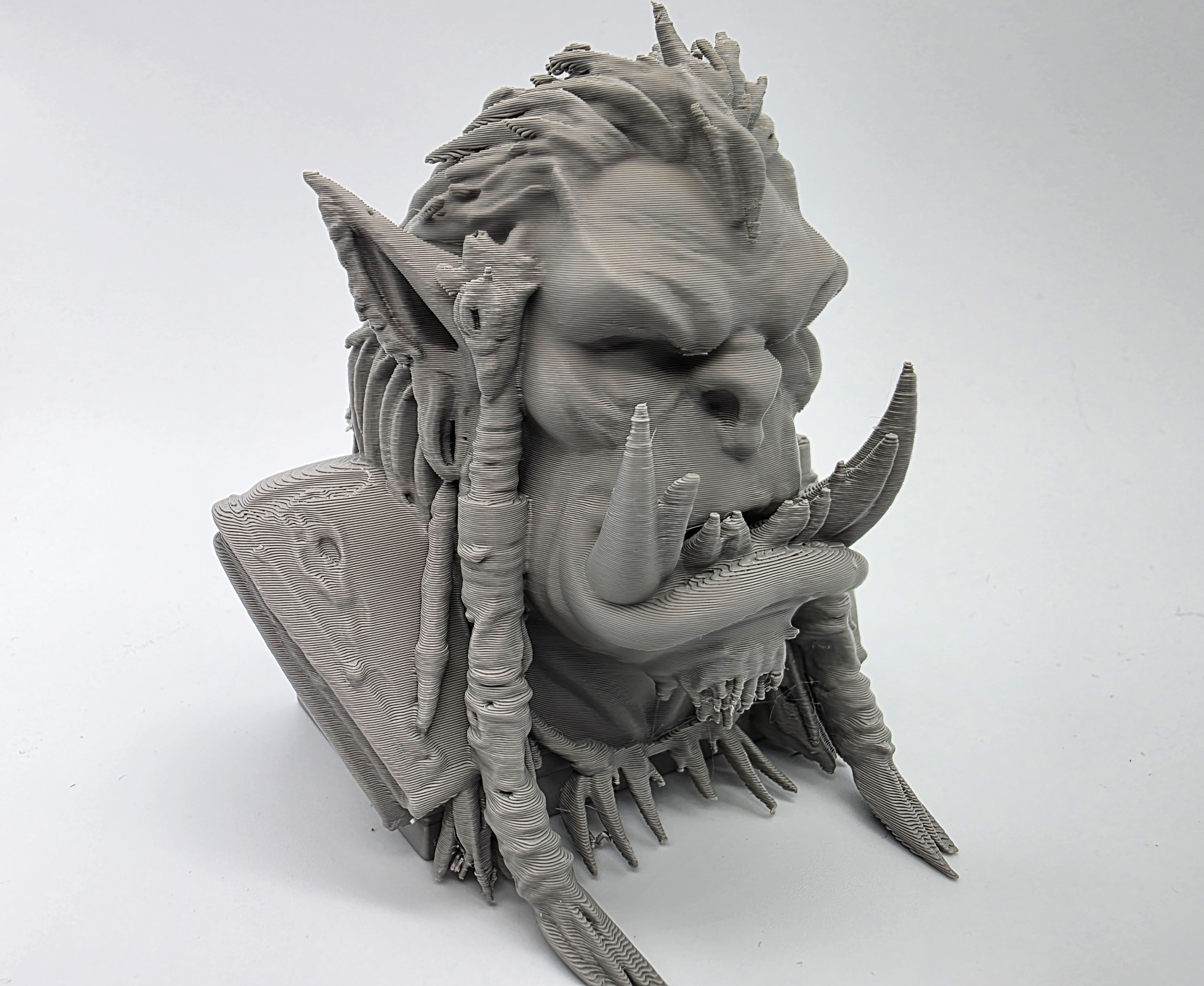Miniatura 6 do modelo 3D Orc Chieftain Bust