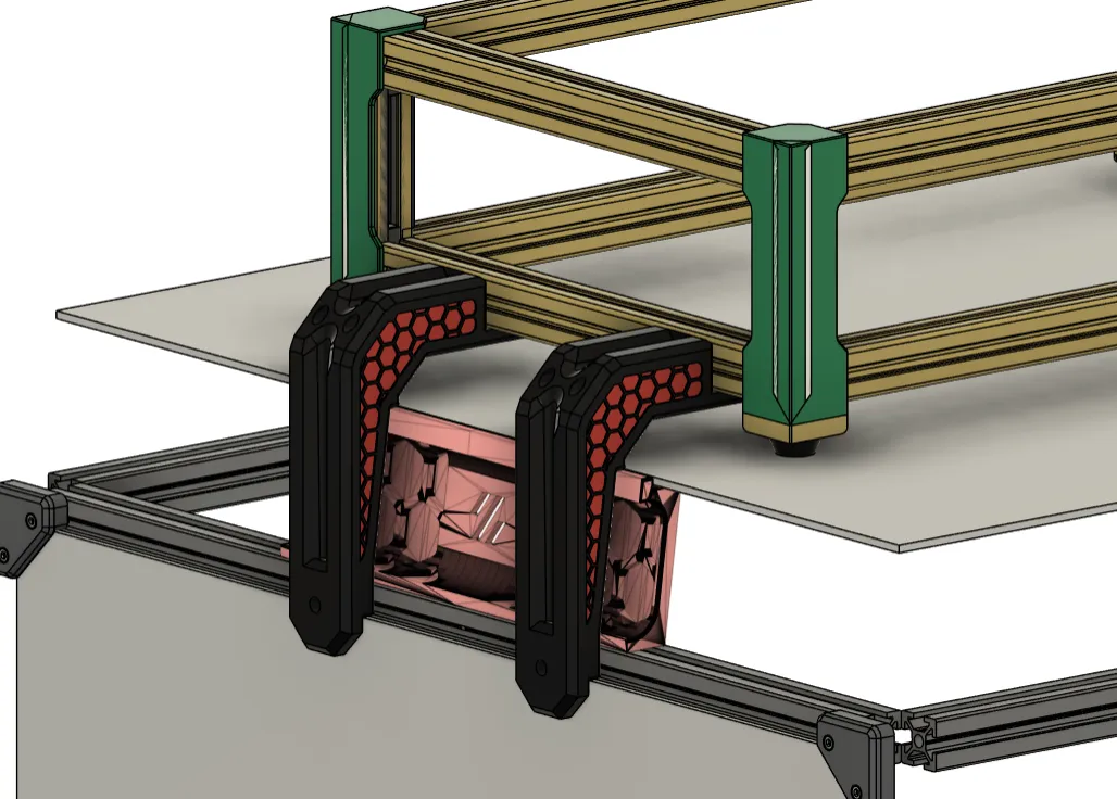 Voron Trident/2.4 Canopy tophat Box turtle mounts by DUSTO221