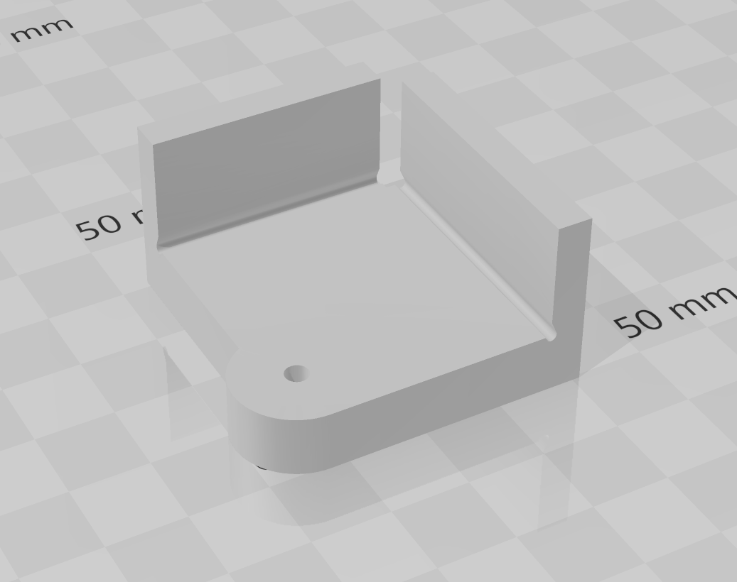 Ikea Bodbyn drilling template - corner