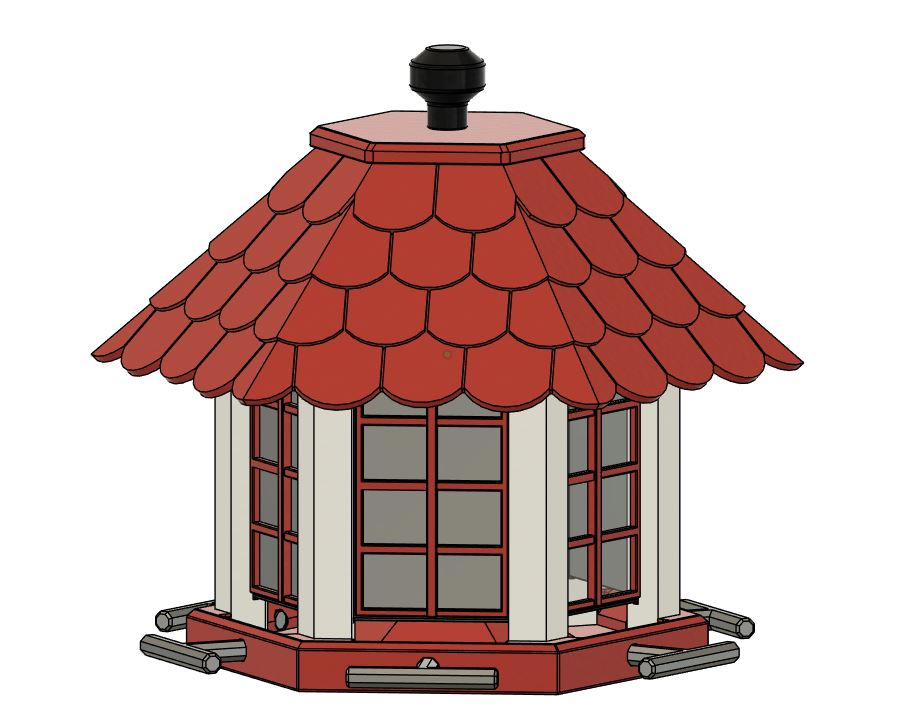 Hexa Vogel Futterhaus