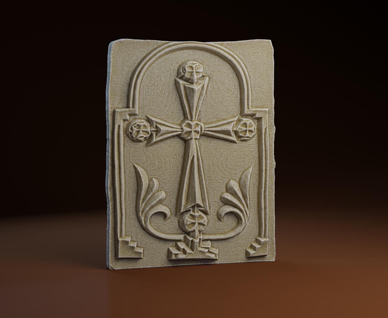 Sir Bani Yas Plaster Cross