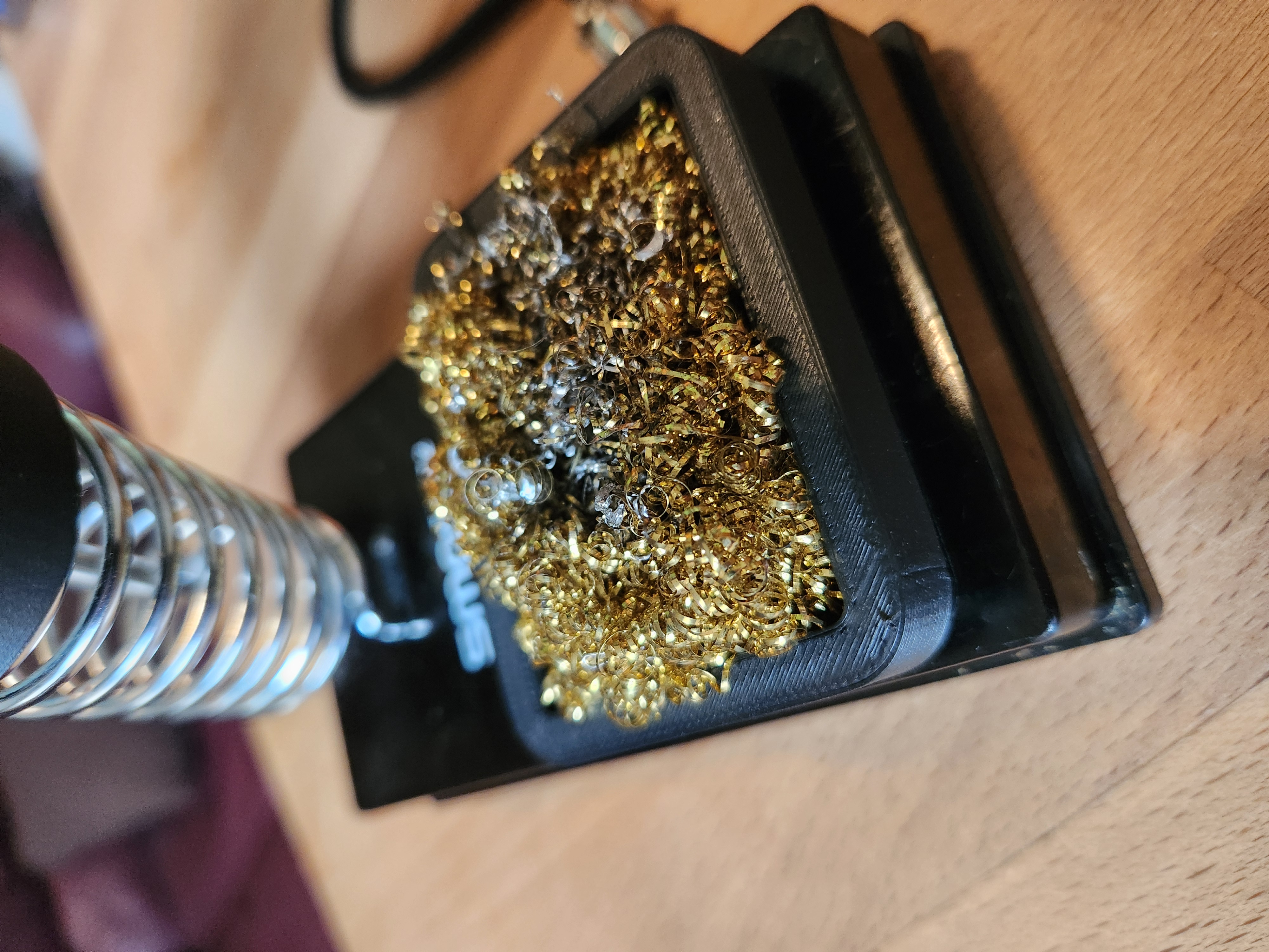 Radio Shack Solder Stand Brass Sponge Adapter