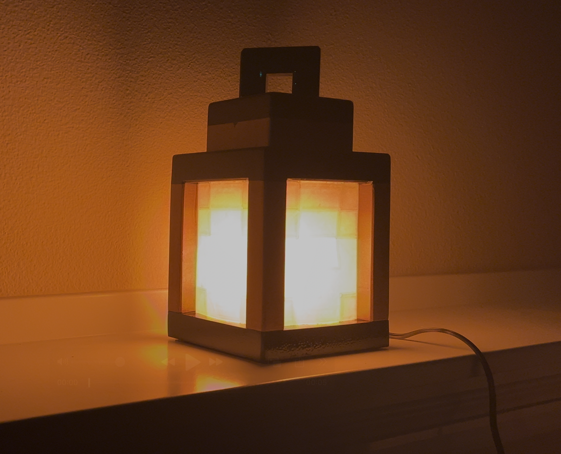 Minecraft Lantern Night Light - Remix
