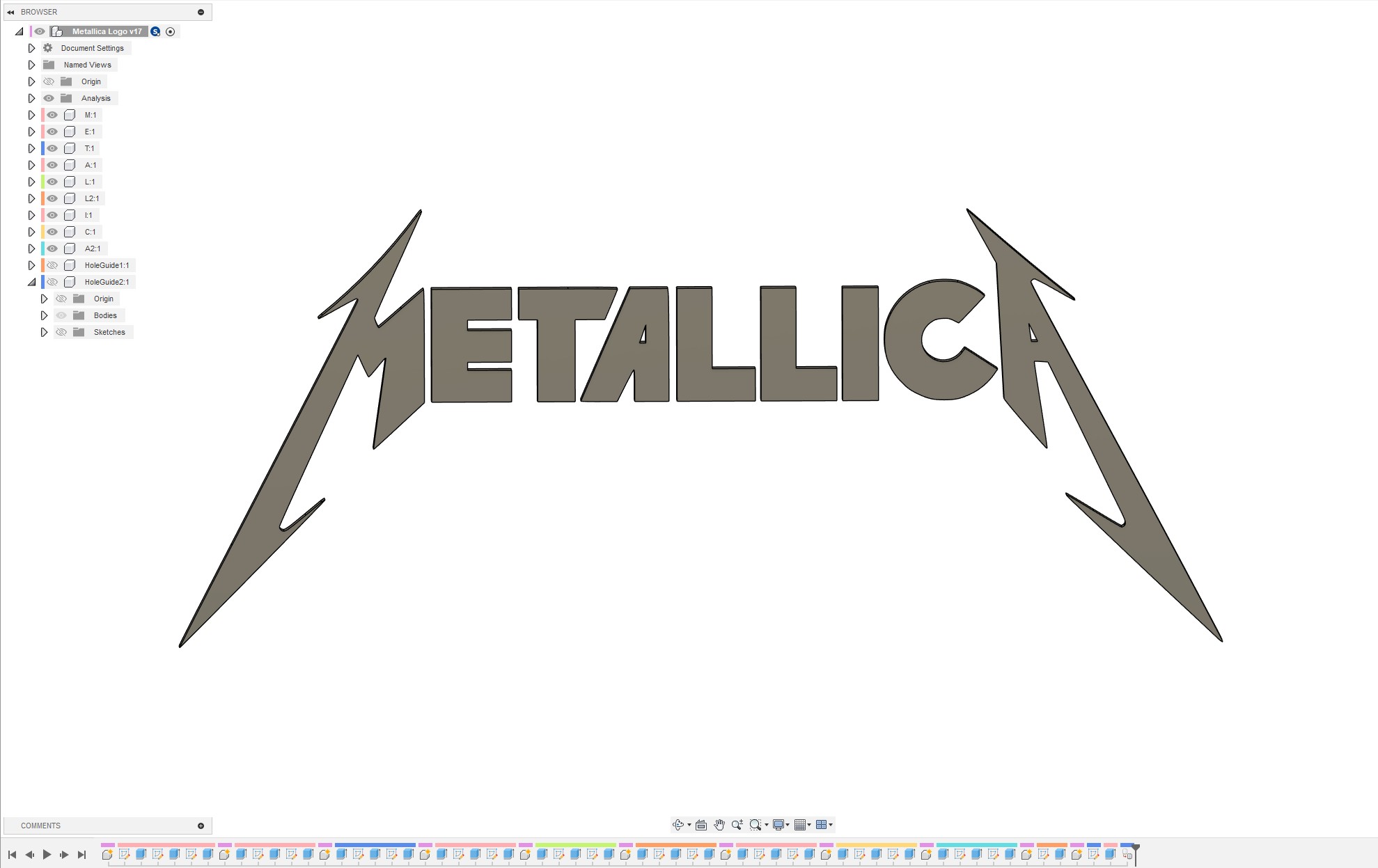 Metallica Logo Wall Hanger
