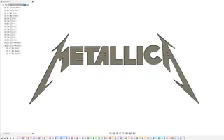 Metallica Logo Wall Hanger