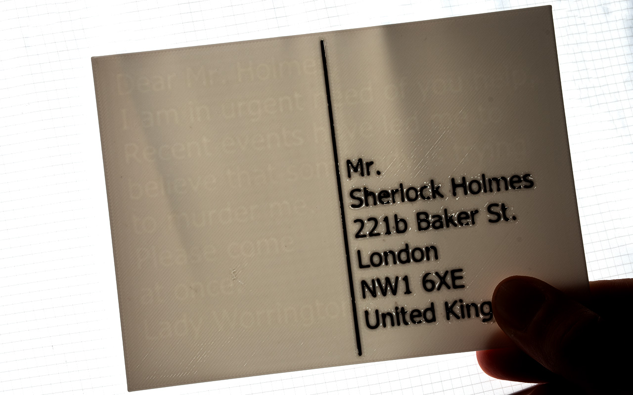 Editable, fully-3D-printed postcard — miniatura 4
