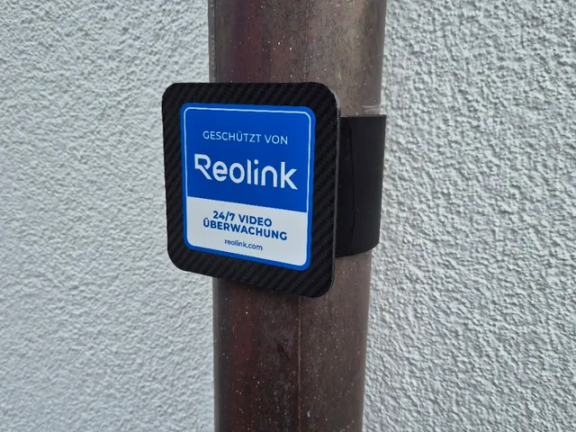 Security camera sign