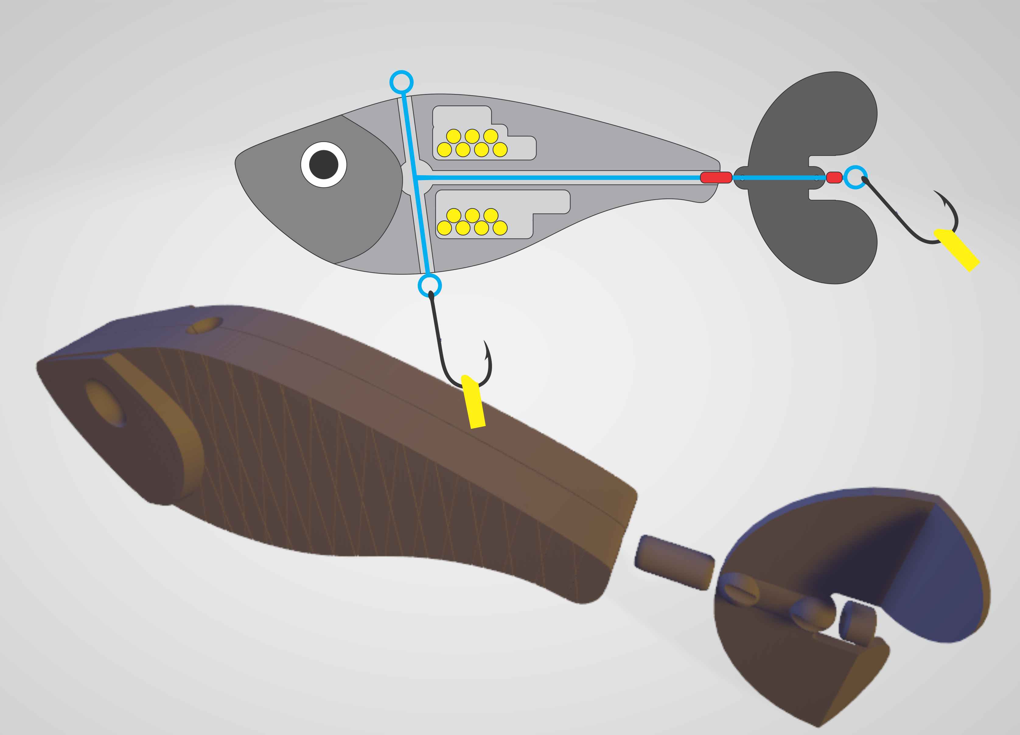 SEÑUELOS PARA PESCA CON PAÑETA - FISHING LURE