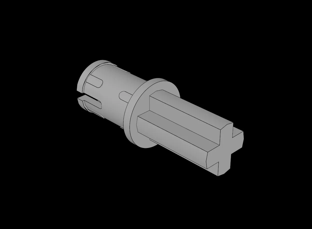Lego Compatible (43093.dat) Technic Axle Pin with Friction by