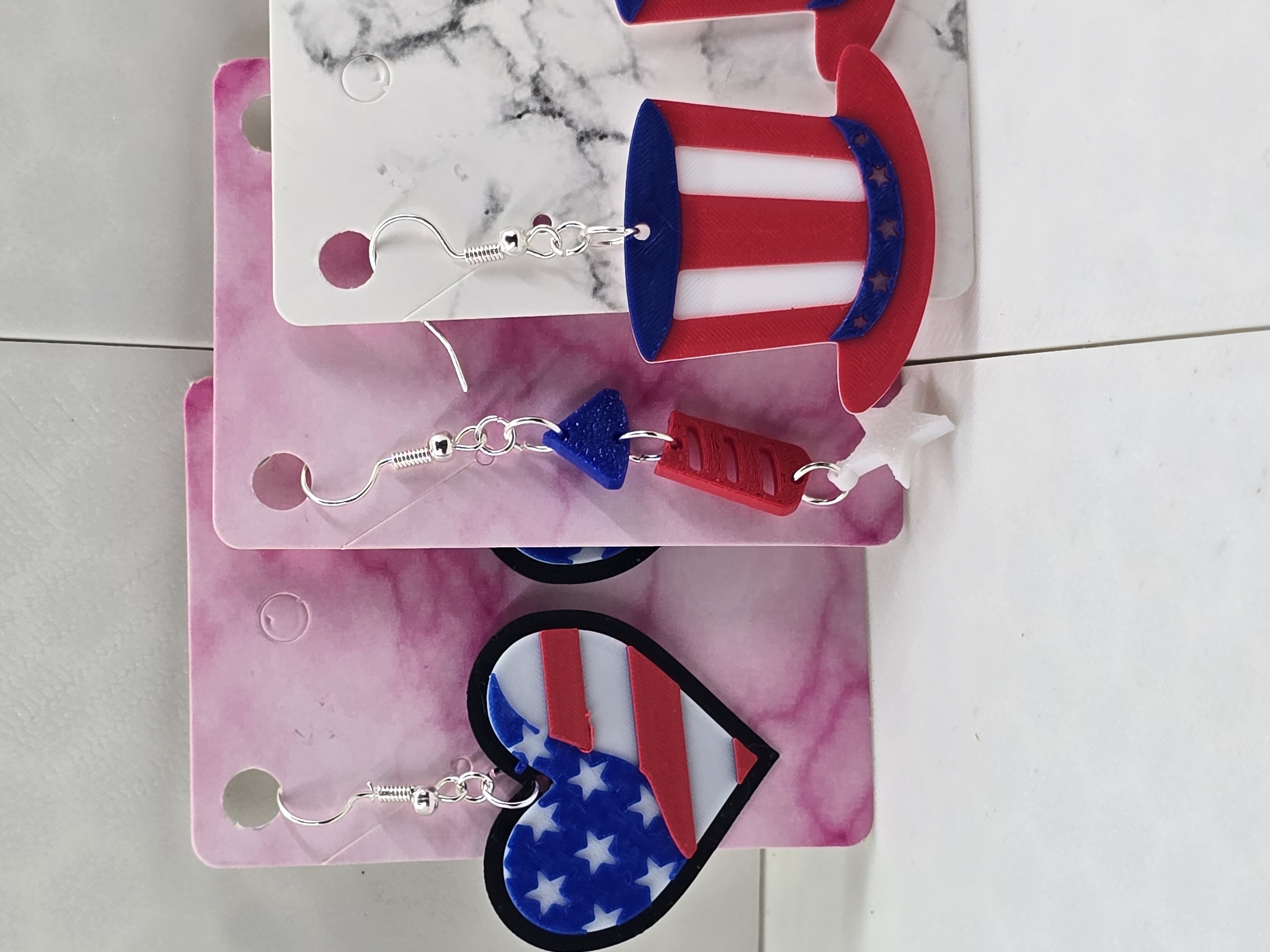 4th of July Earrings
