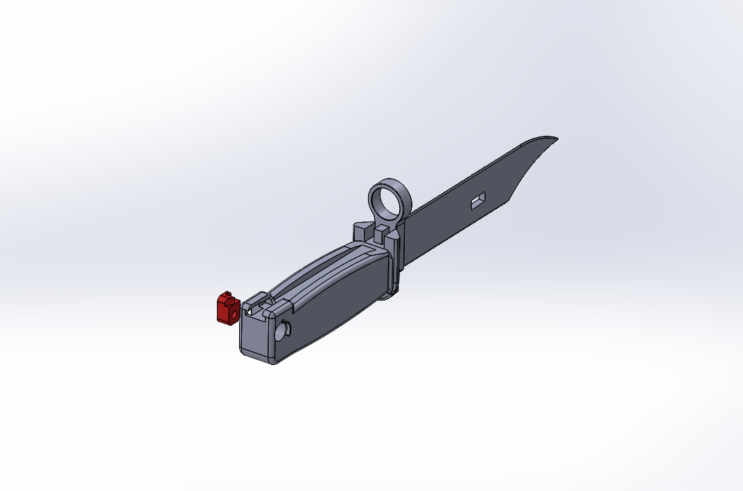 Airsoft Ak-74 AKM Bayonet