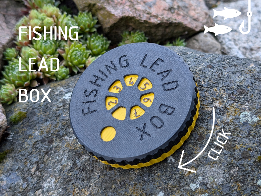 Fishing lead box