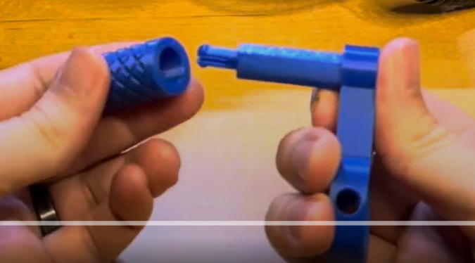 Miniatura 3 do modelo 3D Gearfinity Improved Crank Handle
