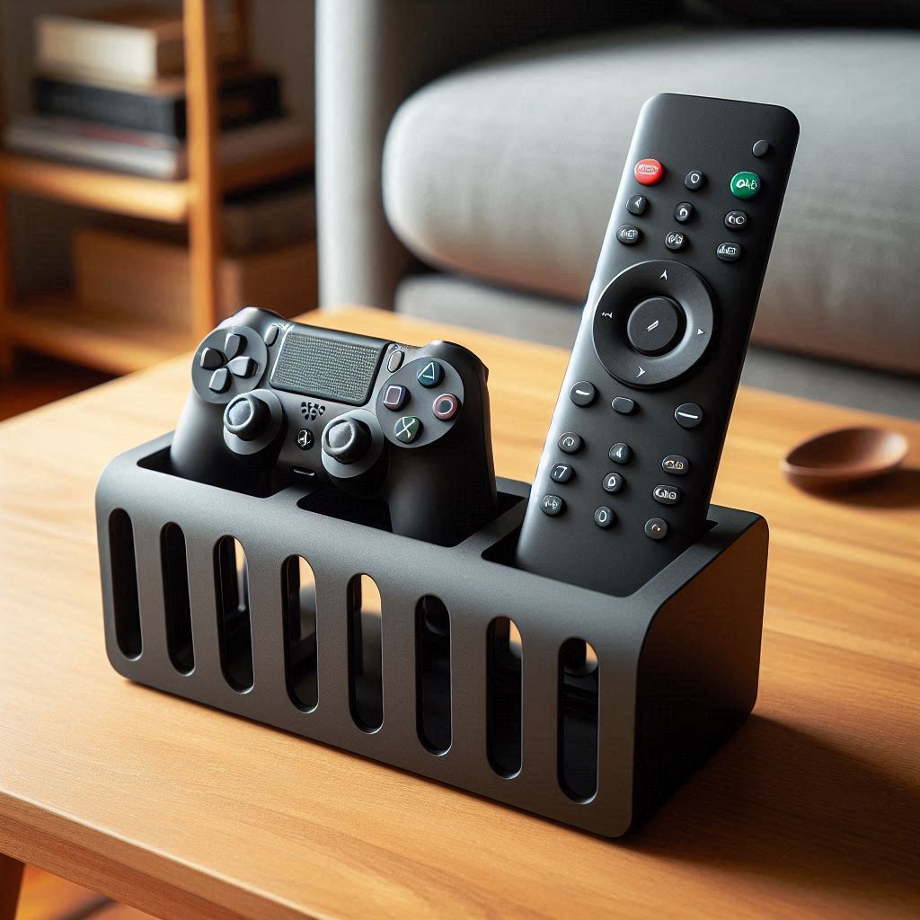 Modern Remote Control Holder by Deltaprints | Download free STL model ...