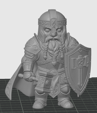Chibi style Dwarf Paladin 2