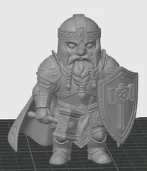 Chibi style Dwarf Paladin 2