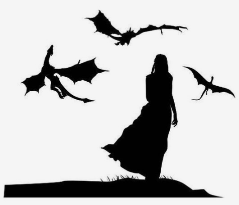 Daenerys Targaryen And Dragon