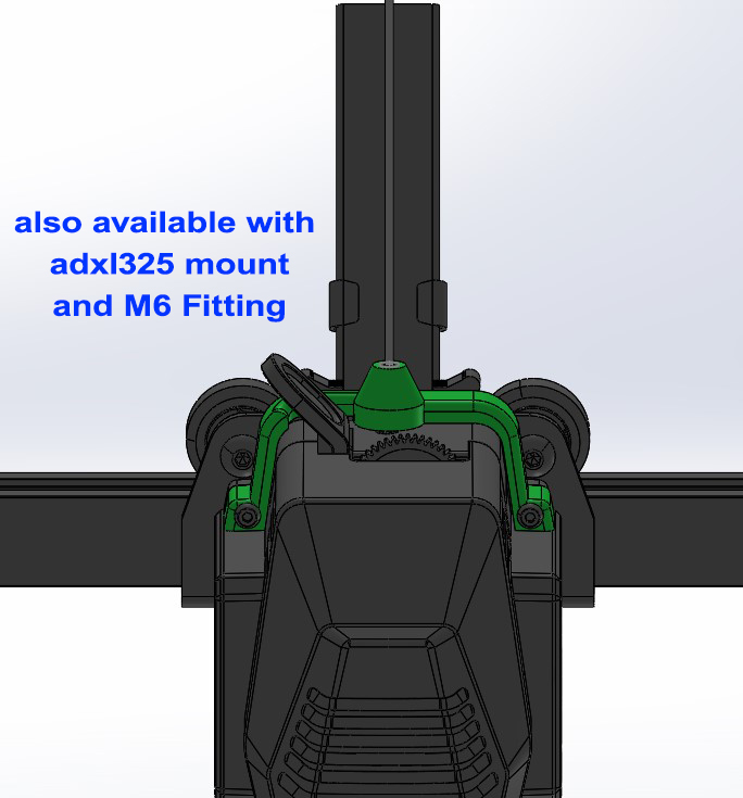 Neptune 4 Extruder Filamentguide +adxl345 Mount