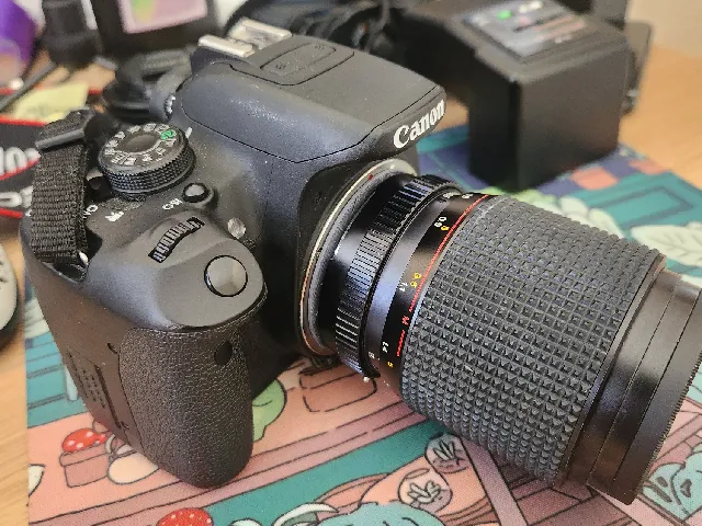 Vintage Fujica lense to canon adapter