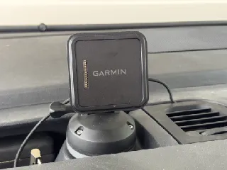 A simple mount for a Garmin Camper Navi (Cupholder solution) to use in a Mercedes Sprinter Cockpit