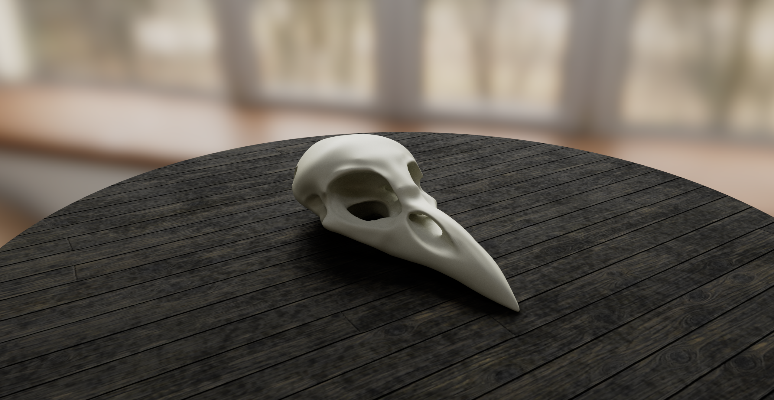 Crow Skull Pendant