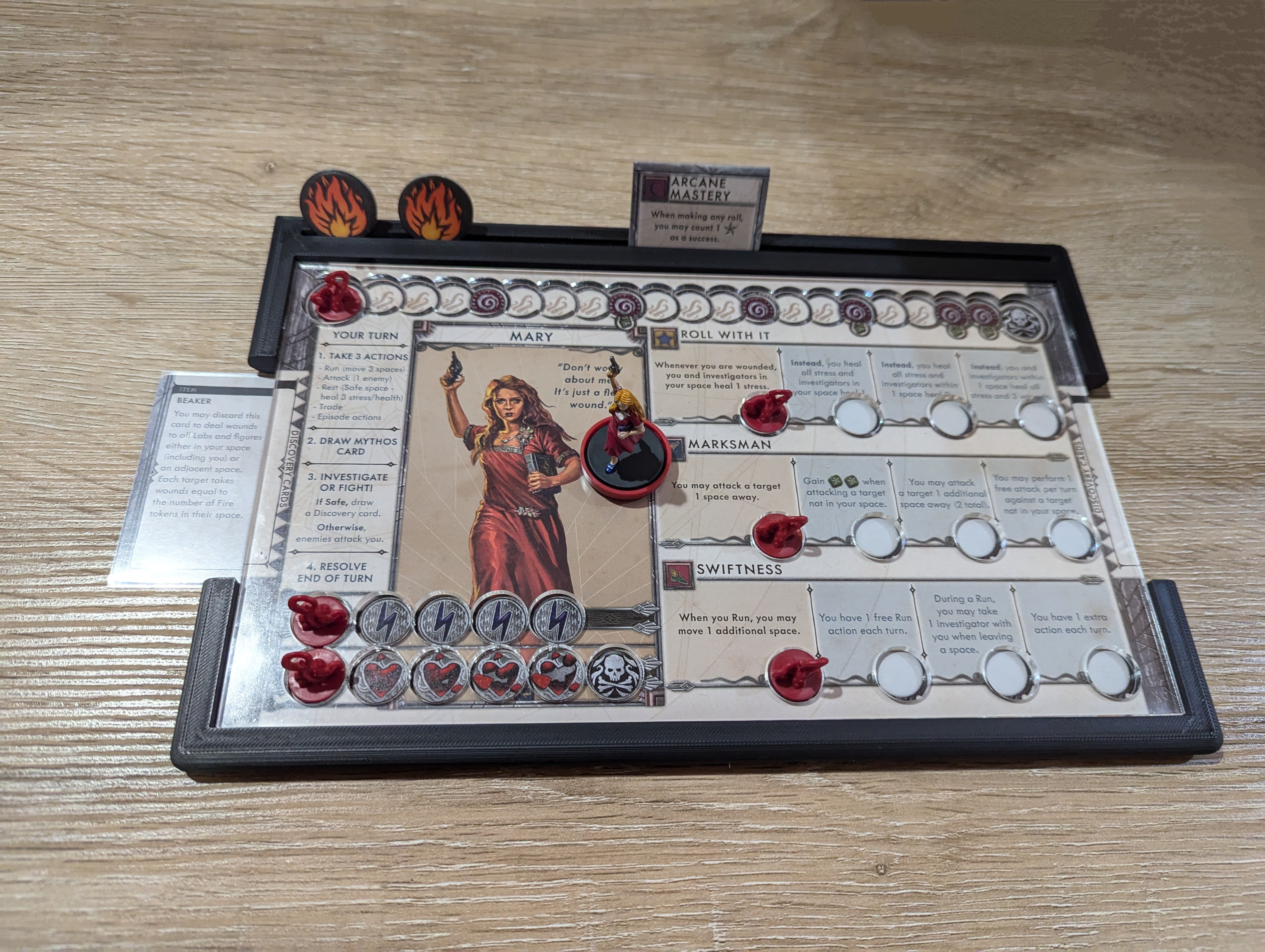 Cthulhu: Death May Die - Character sheet holder