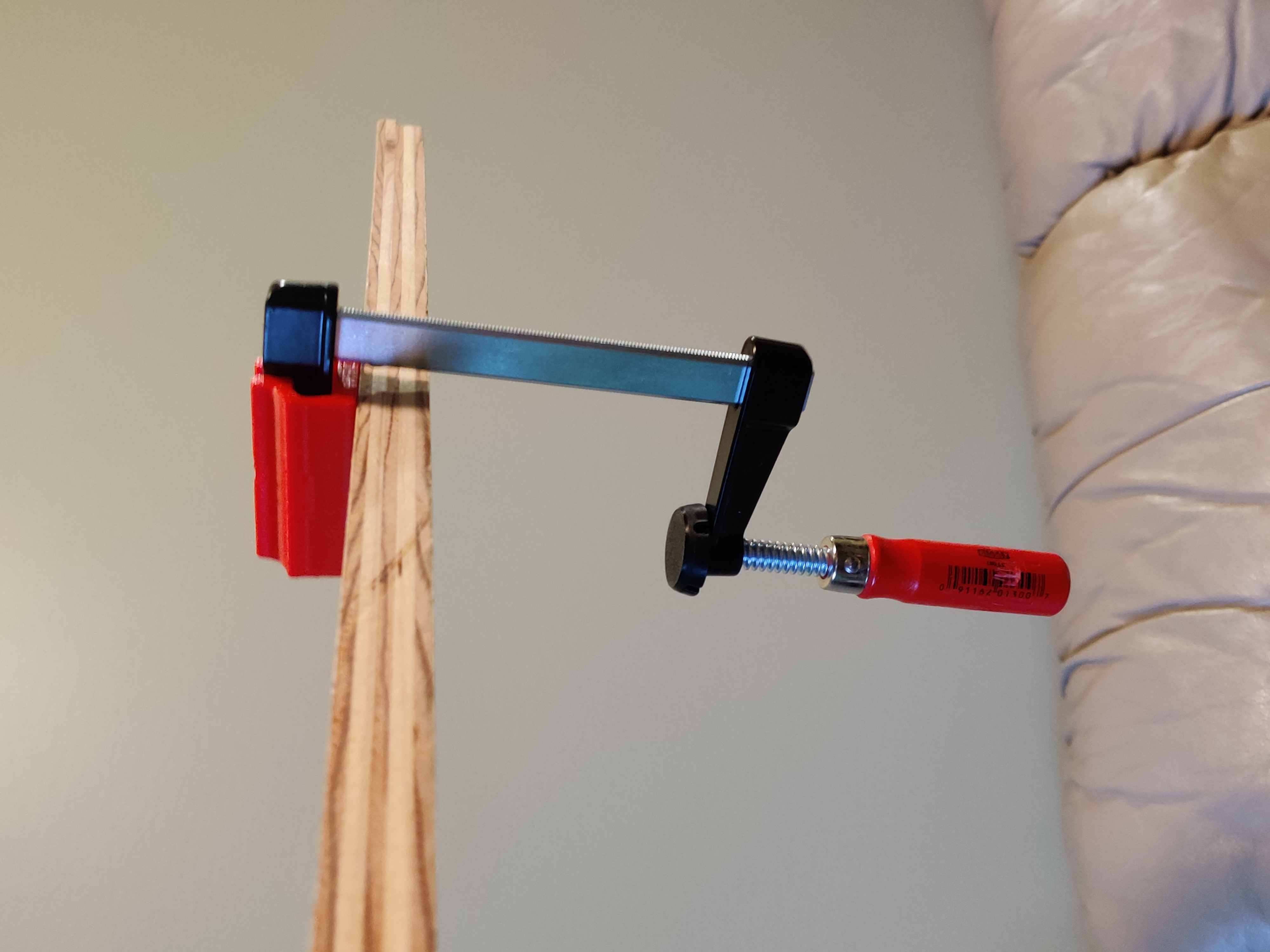 BESSEY Small 4 inch F-Clamp Anti Mar pads and Storage Slot